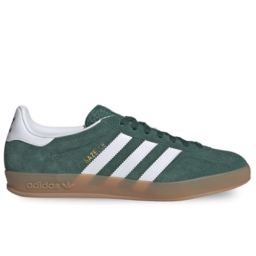 Image of adidas Gazelle Indoor Men's Sneaker's, Collegiate Green /Cloud White /Gum, Size 5