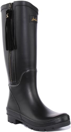 Joules Damen Collette Gummistiefel, Schwarz, 37 EU