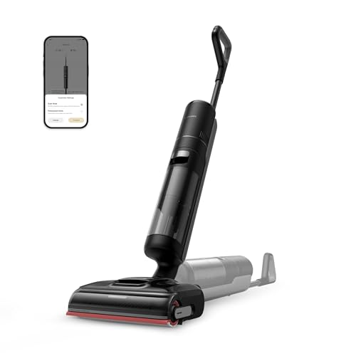 DREAME H15 Pro Aspirapolvere Lavapavimenti, Braccio robotico AI DescendReach GapFree, Aspirazione da...