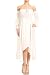 Anna-Kaci Womens Boho Long Sleeve Off Shoulder Renaissance Peasant Dress, Off-White, Large