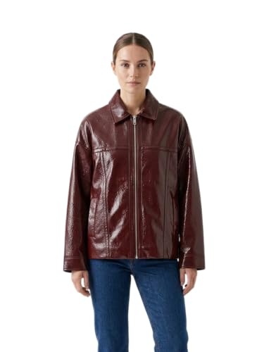Blouson femme similicuir brillant : le secret d'un look rock sans rigidité