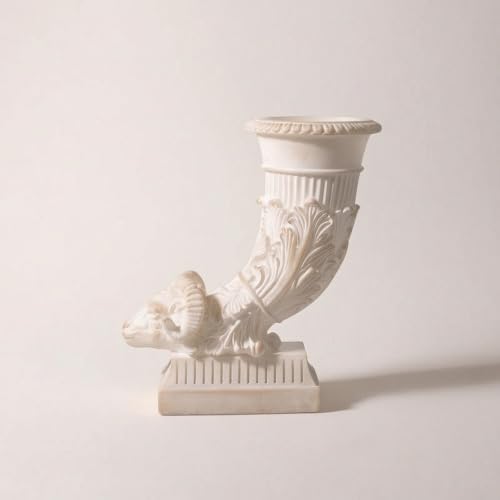 Vase tête de bélier en céramique, objet d'art de collection - 4