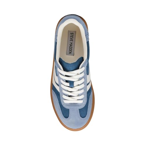 Steve Madden Steve Madden Women's Dodge Sneaker, Blue Multi, 7.5