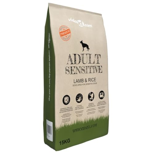 Comida Seca para Perro Premium Adult Sensitive Lamb & Rice 15kg, Xichuzi Pienso Perro