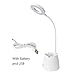Produktbild TAMOPU Tischlampe Touch Control 3 Modi Dimmbar Augenpflege Tischlampe USB Wiederaufladbar Mit Stifthalter Telefonhalter Tischleuchten Geringer Stromverbrauch zum Lesen Studie Arbeiten Office
