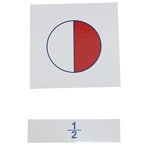 Adena Montessori Nomenclature Cards for Large Fraction Skittles - Image 3