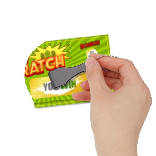 10 Pcs Plastic Keychain Scratchers
