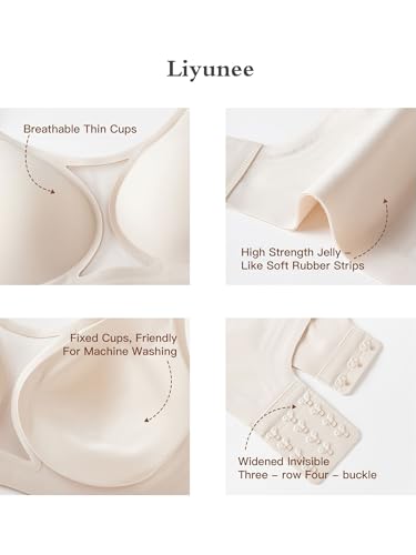 Women's Plus Size Wireless Bra Seamless Full Coverage Comfortable Tshirt Bras with Convertible Straps 6