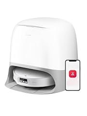 roborock Qrevo CurvX Robot Aspirapolvere e Mocio, Aspirazione 22.000Pa,7,98 cm Design ultra-sottile, Doppio Sistema Antigroviglio, Telaio AdaptiLift, Lavaggio e Asciugatura Auto ad Acqua Calda Mop