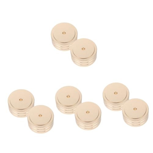 Patins anti-vibrations aluminium jojofuny pour isolation audio d'amplificateurs et enceintes universelles