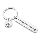 SEIRAA C*nt Keychain Rude Inappropriate Gag Gift See You Next Tuesday Boyfriend Keychain Best Friend...