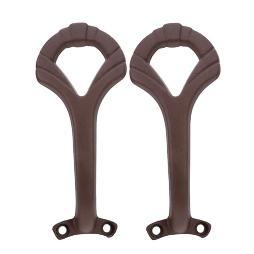 DIYEAH Soportes para Aspas de Ventilador de Techo de 52 Pulgadas 2 Piezas Aleación de Aluminio Color Café Repuestos Compatibles para Brazos de Aspas Accesorios para Ventiladores de