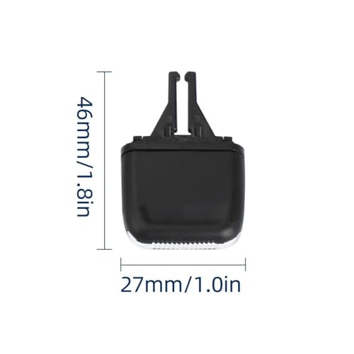 Grille de ventilation avant climatisation Carrera clip fixation aération - 4