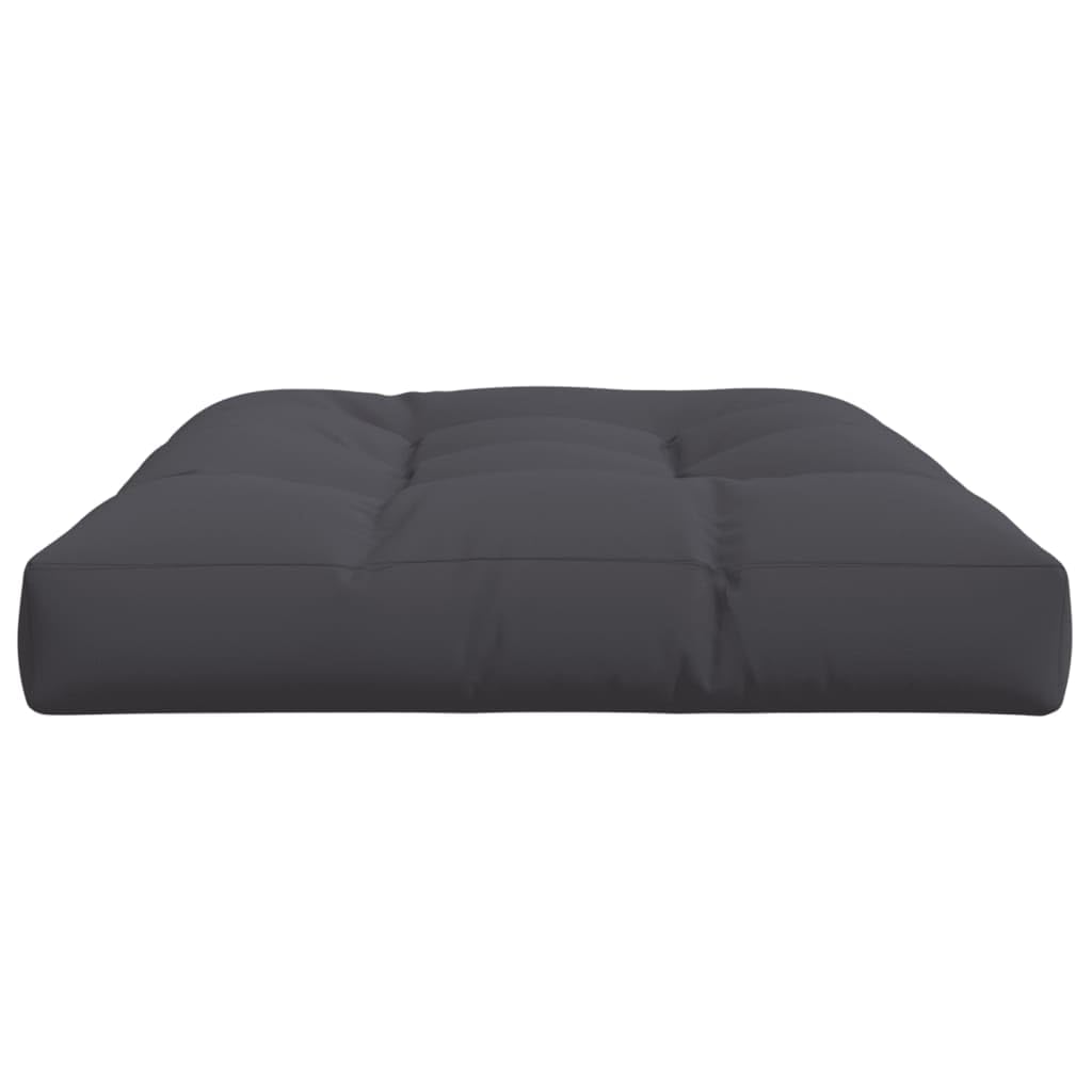 vidaXL Coussin de Palette Anthracite 120x80x12 cm Tissu