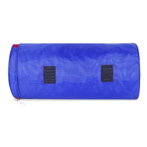 Image of Unisex Duffle Bag Gym Bag Workout Duffle Athletic Duffle Bag Gender-Neutral Gym Bag(Blue & Red)