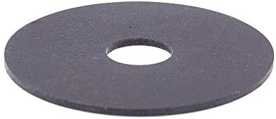 Prime-Line Fender Washers, 1/2 in. X 2 in. OD, Black Neoprene, PK10