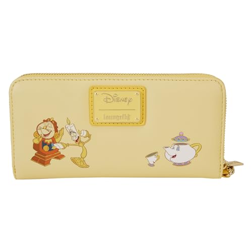 Image of LOUNGEFLY Disney Princess Beauty and The Beast Belle LENTICULAR Wristlet
