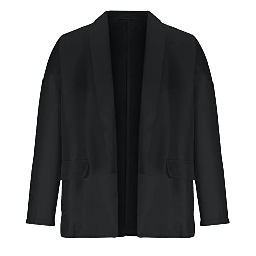 Blazers for Women Trendy Business Casual Jackets Open Front Button Work Suit Jackets Lightweight Pocket Suit Jackets3