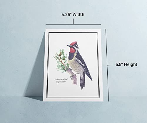 Image of Twigs Paper Birds of America Thank You Cards, 24 Blank Note Cards
