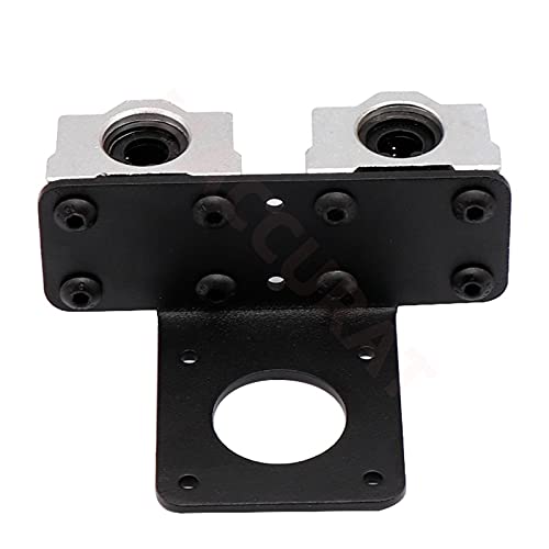Lysee 3D Printer Parts & Accessories - New Reprap 3D Printer Prusa i3 Anet All Metal X Carriage with Belt Holder for MK8 Extruder 45mm Rod Distance Extruder Carriage - (Color: Black)