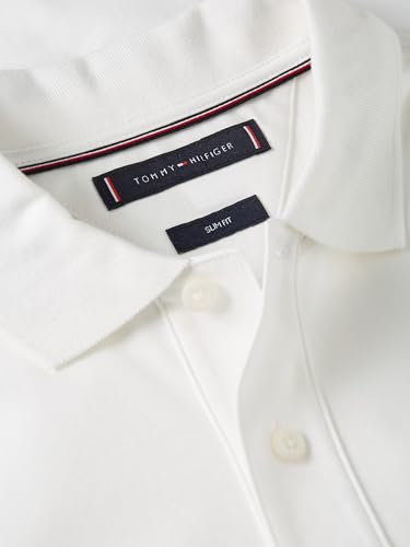 Image of Tommy Hilfiger Men's Short Sleeve Casual Polo Shirts in Slim Fit with Liquid Cotton and Cuff Designs