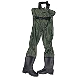 Toowild Chest Waders for Men and Women, 2-Ply Nylon PVC...