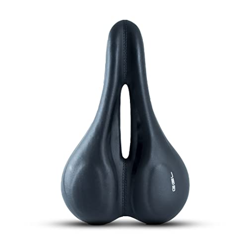 Selim Bike Gel 270/170mm Vazado Unissex Bicicleta Mtb Speed Banco Confortável Promend