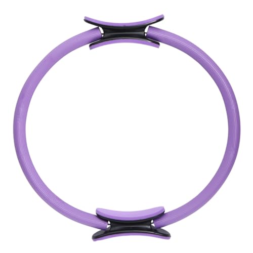 GOOHOCHY Yoga Resistance Ring Pilates Circle Purple Accessory for Strength Training