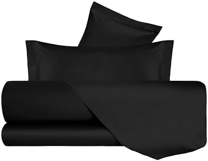 VANITA' DI RASO Satin Double Bed Sheet Set, Made in Italy, Flat S...