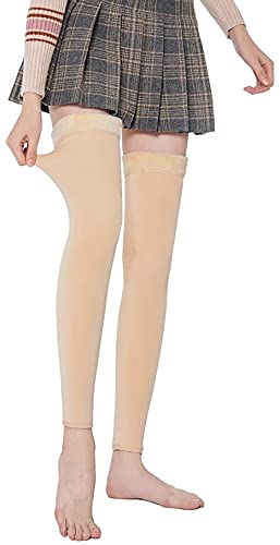 magic Men's & Women Winter Warm Snow Fur Fleece Velvet Leg Warmer Woolen Knee Cap (Pack of 01)-picture-36