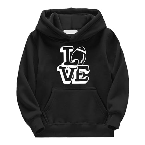 Girls Hoodies & Sweatshirts Football Fans Sports Teen Sweatshirt Rugby Player Retro Kids Boy Girl Rugby Pullover2