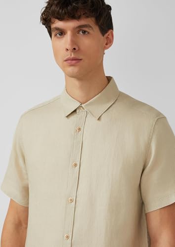 s.Oliver Herren Hemd – Regular Fit, Kentkragen, Kurzarm – Ansicht 3