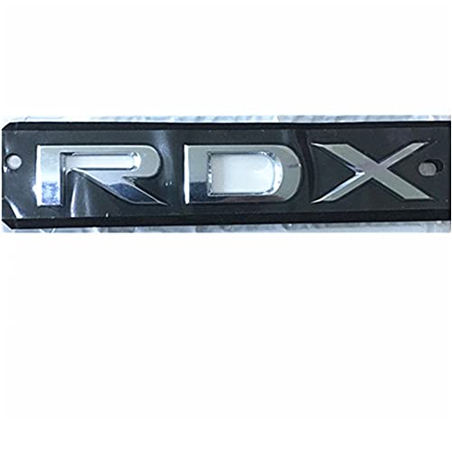 Calcomanía de repuesto para maletero trasero Acura RDX: letras cromadas exteriores
