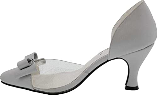 Bellini Cupcake Women's Bow Accent Closed-Toe 3 Inch D'Orsay Heels3