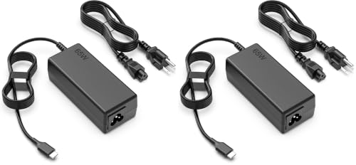 Image of SLE-TECH 65W USB C Charger for Lenovo ThinkPad X1 T14 E14,Yoga,Chromebook (Pack of 2)