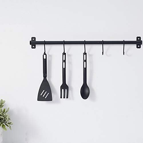 Heavy Duty S Hooks, Stainless Steel Rack Hooks Hanging Hangers S Shaped Hooks for Pan Pot Clothes Towel Bag Robe Plants (Black, 10 Pack) - Image 5
