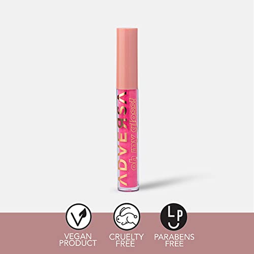 Gloss Labial Vegano ADVERSA - OH MY GLOSS! - PRETTY IN PINK