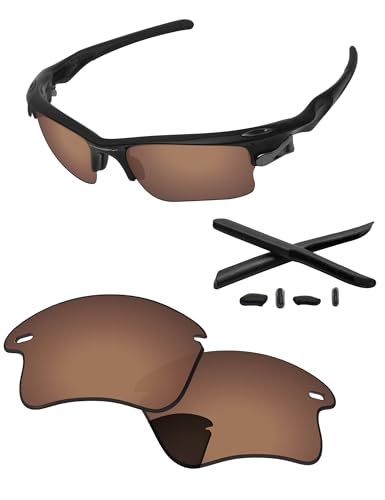 Image of Replacement Lenses & Rubber Kits for Oakley Fast Jacket XL OO9156 71mm - Precision Fit, UV Block, Impact Resistant