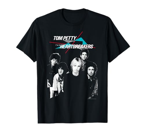 Tom Petty Women's Black Modern Music T-Shirt