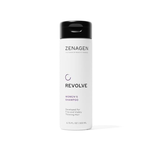 Best Shampoo for Thinning Hair Women Over 50: 7 Picks That Actually Make a Difference 11 ZENAGEN Revolve Women's Thickening Shampoo | Supports Appearance of Fuller, Healthier-Looking Hair, Developed for Fine & Visibly Thinning Hair, Plant-Based, 5-Minute Treatment, 200 mL / 6.75 oz