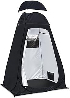 Pop Up Toilet Tent riggoo Portable Shower Toilet Tents for Camping Privacy Outdoor Changing Room for Beach Fishing Hiking Sun Shelter (UV Protection)