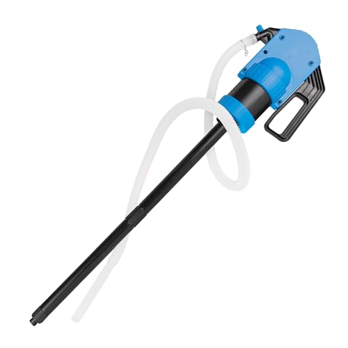 Bauer Blue Handpumpe für 210L Fässer Ideal für AdBlue Scheibenfrostschutz und Wasser Robuste Konstruktion mit hoher Förderleistung inkl. Teleskoprohr und Abgabeschlauch