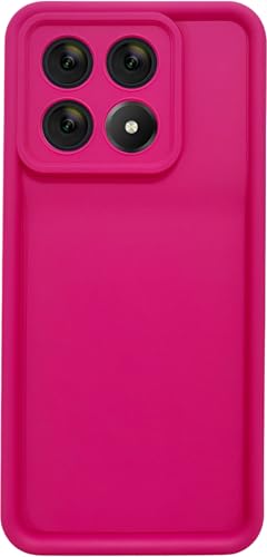 Image of Scalebee Back Cover for Poco X6 Pro 5G / Mi Redmi K70E 5G | Full Camera Protection | Liquid Silicon Case | Flexible Bumper Case for Poco X6 Pro 5G / Mi Redmi K70E 5G (Pink)