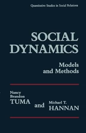 Social Dynamics Models and Methods book cover