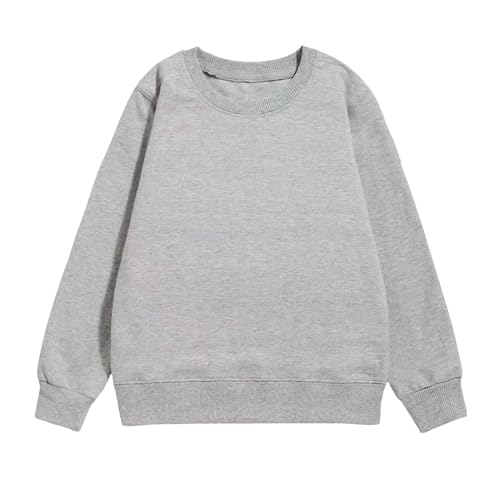 Girls Long Sleeve Shirts Crewneck Sweatshirt Oversized Pullover Cute Sweaters for Teens Trendy Preppy Kids Clothes4