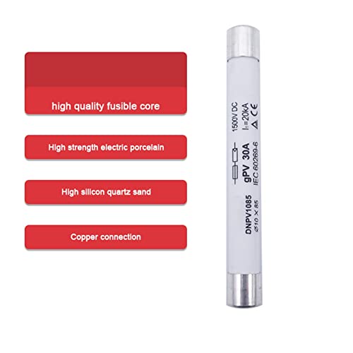 Fusible 10x85 gPV KLVN 20A pour sécuriser l'onduleur contre les surcharges DC