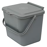 Silberner Caddy mit Tragegriff