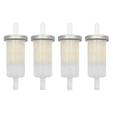 Anxingo 4 Pack 16910-Z6L-003 Fuel Filter Replacement for Honda GCV530R GCV530U GX630 GX630R GX630RH