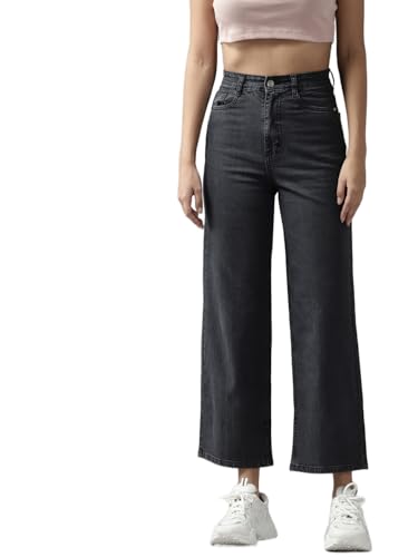 Image of GUTI Womens High Rise Crop Length Jeans()
