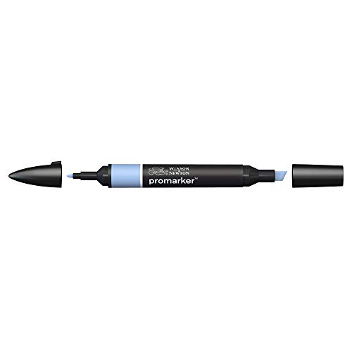 Image of Winsor & Newton Promarker, Alcohol Based Markers, Cornflower (B617), Double Tipped Drawing Marker Set for Artists, Graphic Designers, Illustrators - Chisel & Fine Twin Tip, Streak Free Coverage